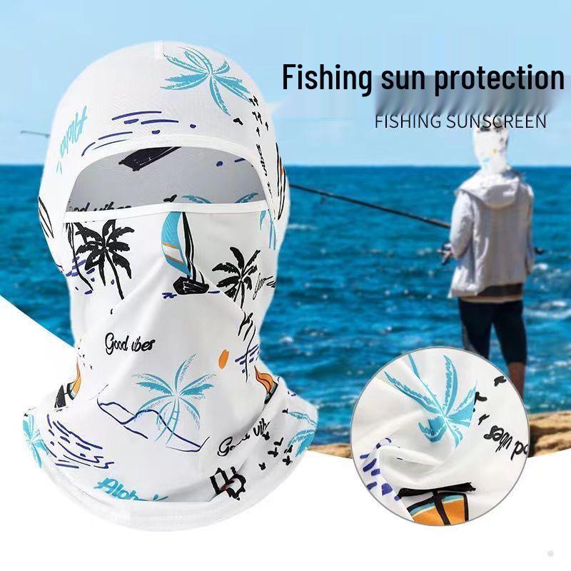 Ice Silk Anti-UV Cycling Face Mask: Summer Sunshade for Men & Women