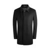 YOUNGOR Men's Yak Wool Business Lapel Overcoat