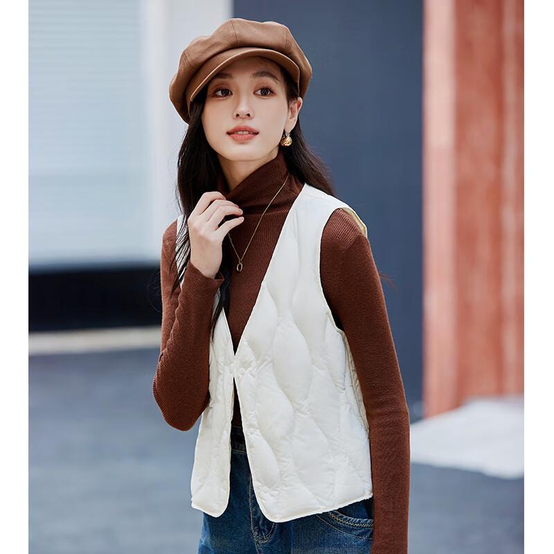 Women's Casual Short Down Vest
