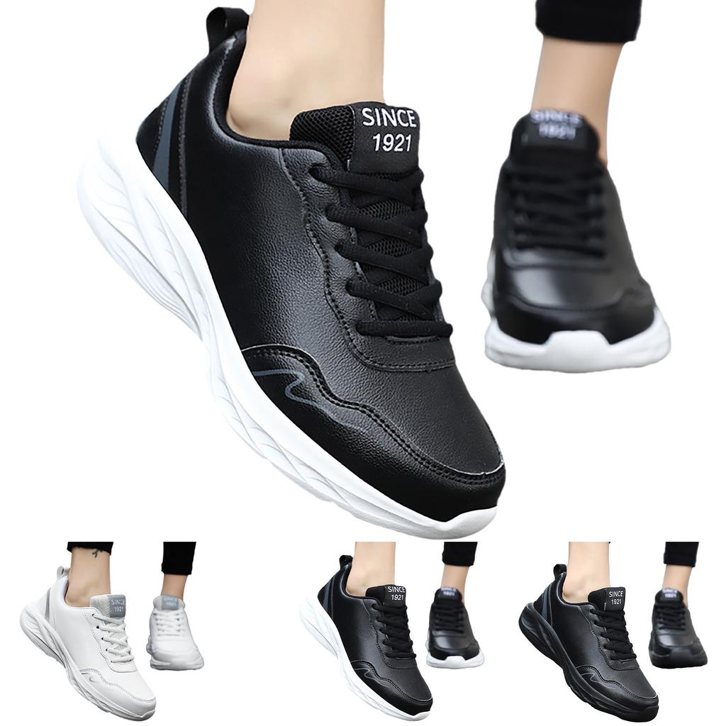 Leisure Women's Lace Up Travel Soft Sole Comfortable Shoes Outdoor Shoes Runing Fashion Sports Club C Double Sneaker Womens