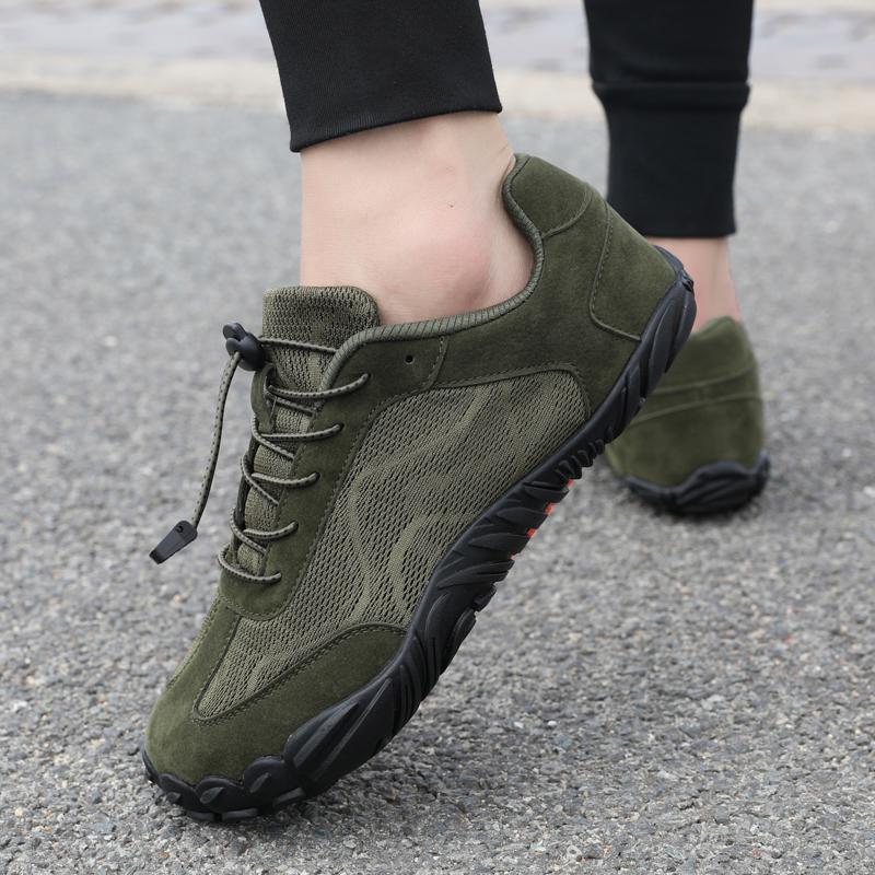 Wear-resistant Hiking Shoes Breathable Gym Cross-training Sneakers Non-slip Outdoor Casual Sports Shoes Mesh Flats
