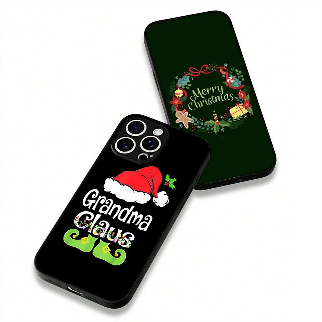 For Xiaomi Redmi Note 14 12 13 ProPlus A3 Pro Plus 12C 13C 14C 5G Phone Cover Case Merry Christmas Tree Deer Snowman