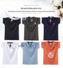 Men's Plus Size Korean Style Bamboo Knit Short Sleeve T-shirt
