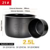 Rice Cooker Inner Container Non Stick Cooking Pot Replacement Accessories Kitchen Food Rice Cooker Liner Inner Pot Accessories