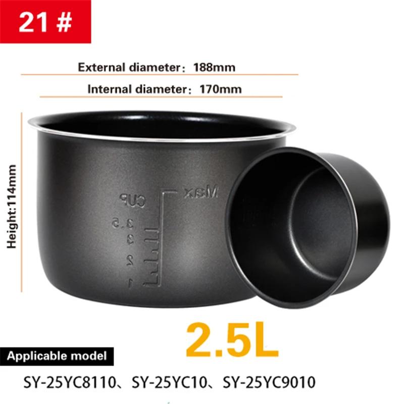 Rice Cooker Inner Container Non Stick Cooking Pot Replacement Accessories Kitchen Food Rice Cooker Liner Inner Pot Accessories