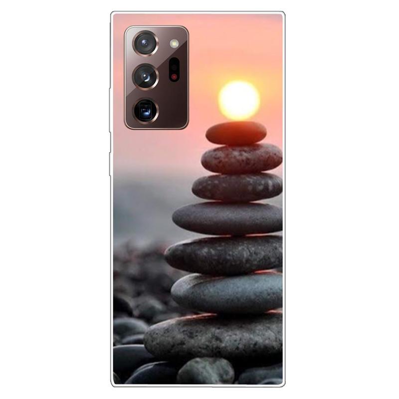 Soft Cover For Samsung Note 20 Ultra Case S20 FE TPU Print Cat Silicone Cases for Samsung Galaxy Note20 M52 5G Funda Coque Clear