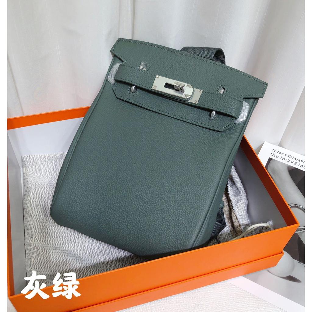 Neue weiche Leder Keli Tasche, Unisex Leder, Brusttasche, erste Schicht Rindsleder Pendler Schulter Schrägbandtasche 17CM