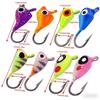 Luminous Artificial Bait with hook8pcsLightweight Ice Fishing Lure Set for Winter Fishing, Sea Fishing, and Boat Fishing