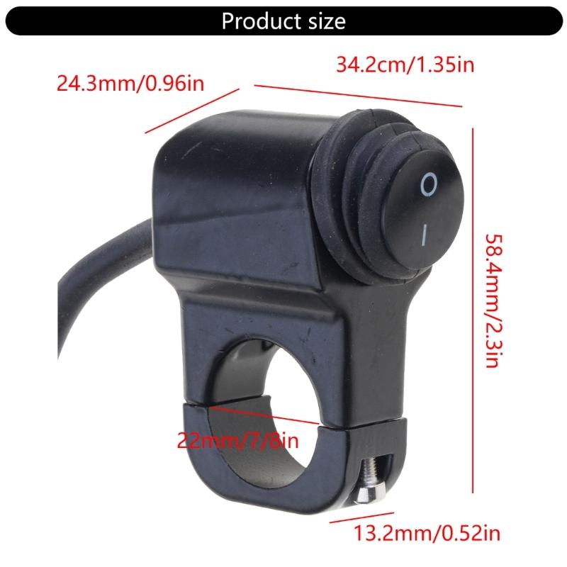 Upgrade Motorcycle Handlebar Headlight Button Switch On/Off Spot Light Switch
