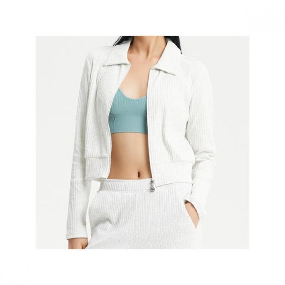 New Balance Women S Two Way Ribbed Collar Zip Up JAcket Nbmdd4w832 Ac