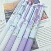 6 bolígrafos de gel Kawaii Rose de escritura suave, creativos, de secado rápido, de presión neutra, papelería estética, suministros de oficina