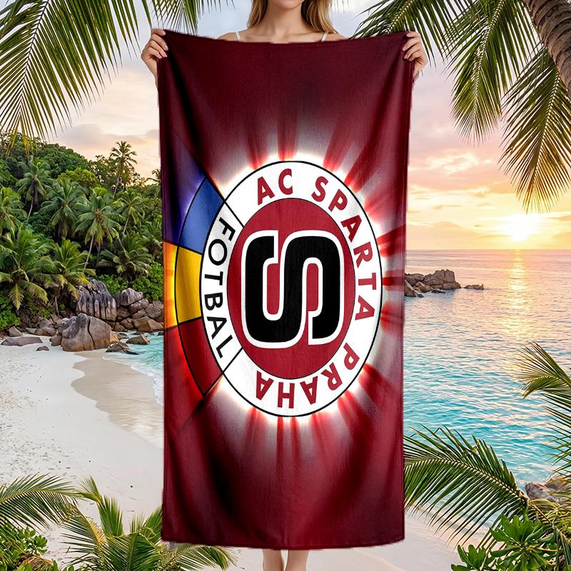 Ac Sparta Praha Fashion Beach Towel: Ideal for Summer Adventures Soft, absorbent and quick drying suitable for swimming and bathing