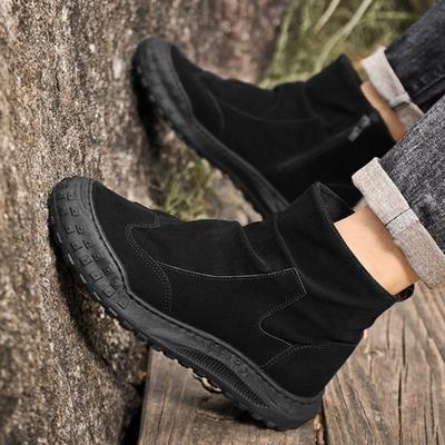 Jesień Nowe Męskie Buty Wysokie Wysokiej Jakości Oddychające Buty Robocze dla Mężczyzn Modne Antypoślizgowe Buty Codzienne Mężczyźni Botas Para Hombre