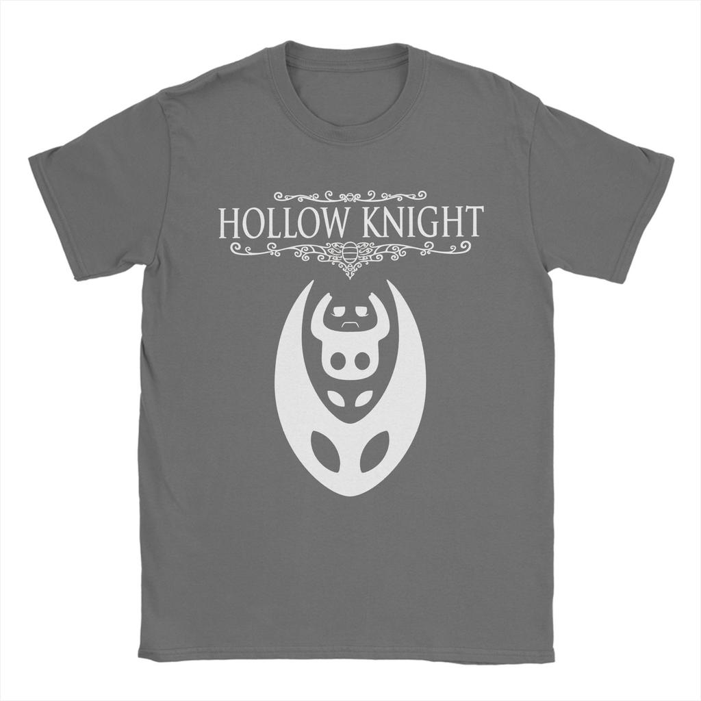 Hollow Knight Silksong Game T Shirts Men 100% Cotton Novelty T-Shirt Crewneck Tees Short Sleeve Clothing Gift