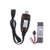 Battery 11.1V 2000Mah Gel Water Bead Blaster Batteries For Splatter Ball With Mini Connector To Sm Plug Charger Cable