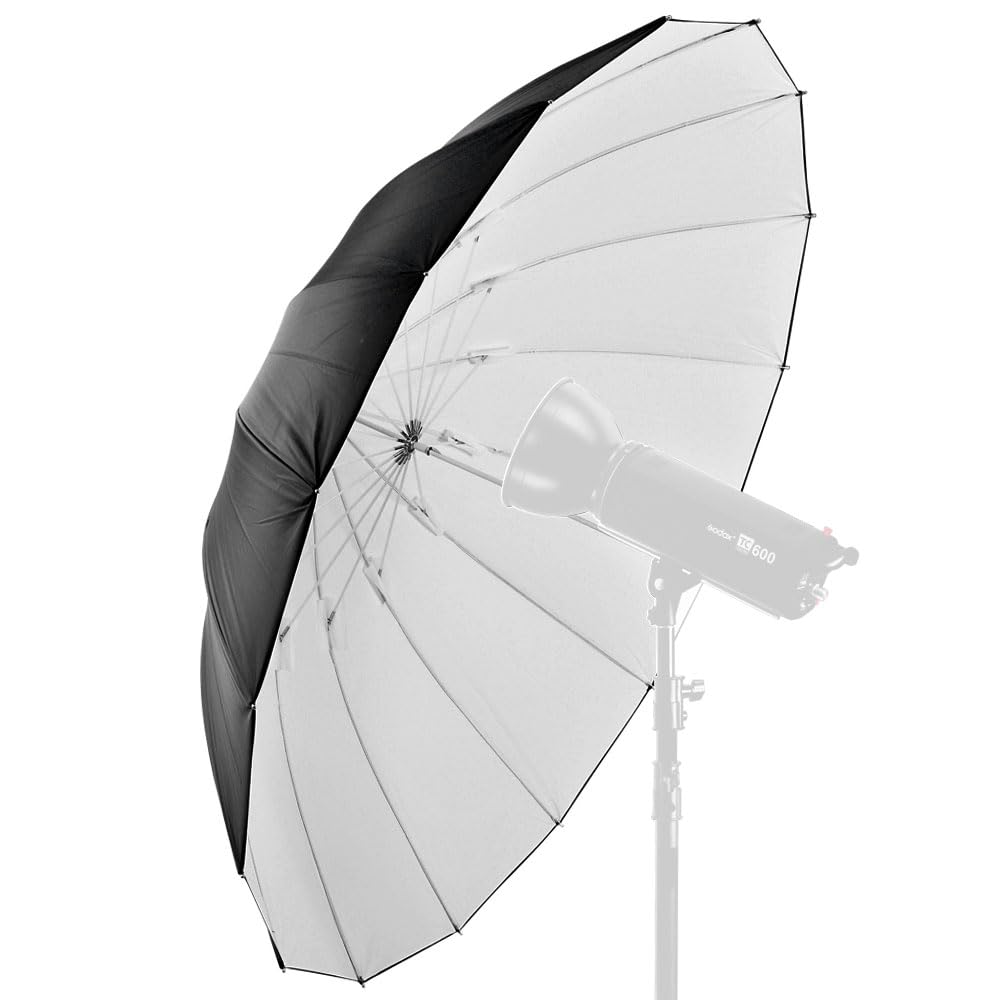 

Godox Photo Studio 70 Inch 178 cm Black White Reflective Umbrella Studio Lighting Umbrella 70 Inch Black and White (Godox Umbrella) [Item]