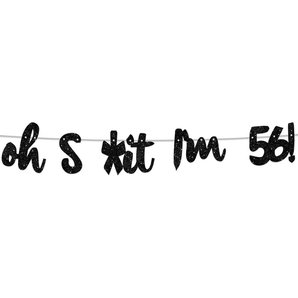 Oh I’m 30! Banner Backdrop Glitter Black Hallo Thirty Cheers to 30 Years Old Theme Decor for Man Woman Happy 30th Birthday Party Photo Studio Prop