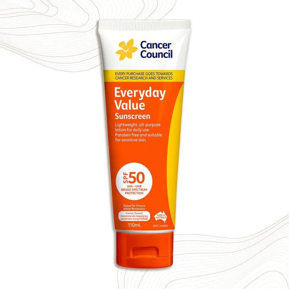 

Everyday Value Lightweight Sunscreen SPF50+ Cancer Council 110ml