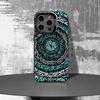 Art Phone Case For iPhone 16,15,14,13,12,11,Pro,XS,Max,Plus,Mini,SE4,E Black Matte P-Pokras L-Lampas Shockproof Cover