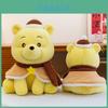 Cuter Pooh Plush Figure With Cloak And Hat Decoration For Kids And Collectors