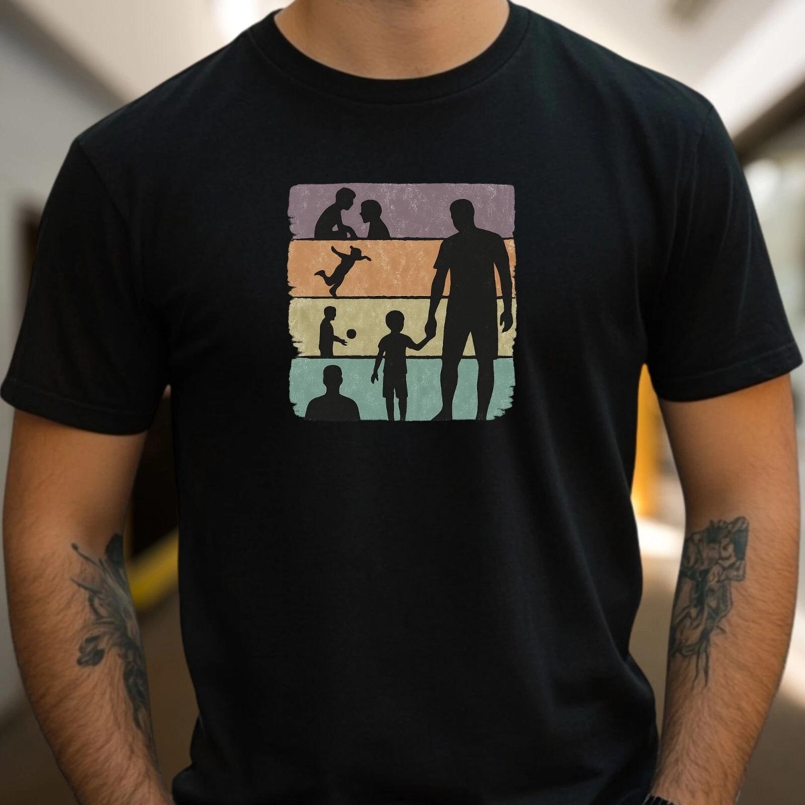 T-Shirt Herren Papa Vater Vatertag Geschenk Motiv Baumwolle Größe S bis 5XL S