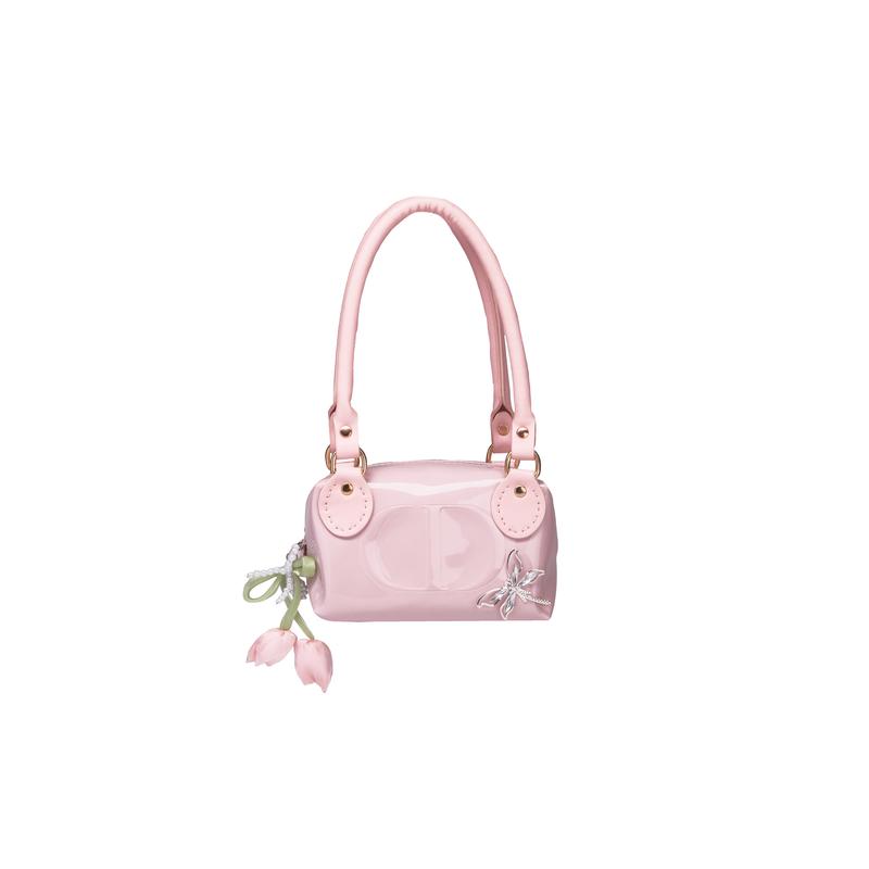 

DIOR [Customized Cosmetic Bag] Yujianyou Glossy Polyester Fiber Storage Romantic and Elegant Girly Gentle Spring Bright Handbag