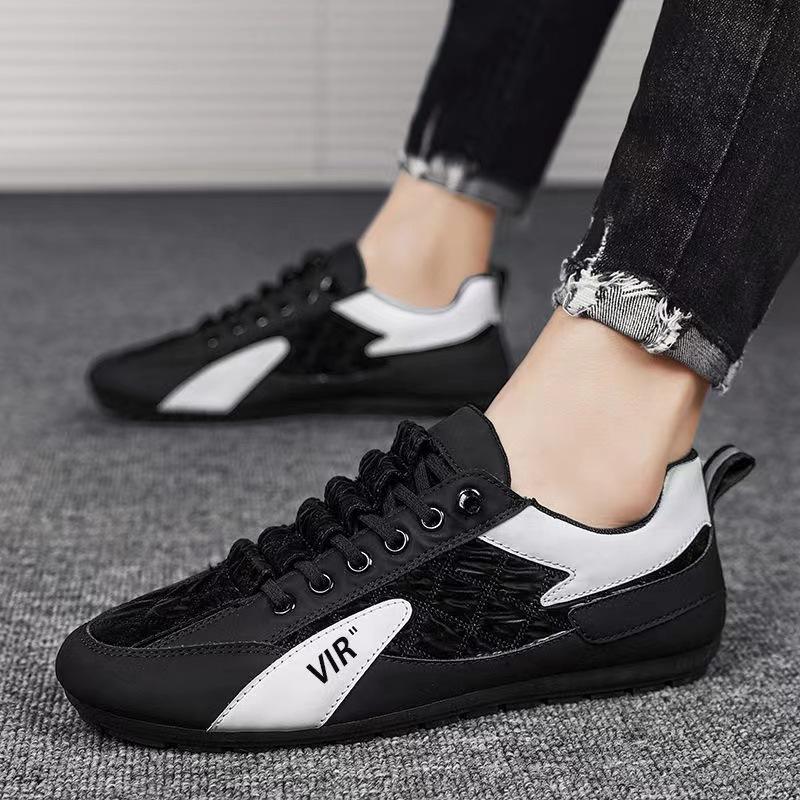 New Korean Style Fashion Casual Sports Shoes Soft Bottom Breathable Shoes Men's Lightweight Slip-on Forrest Gump Shoes