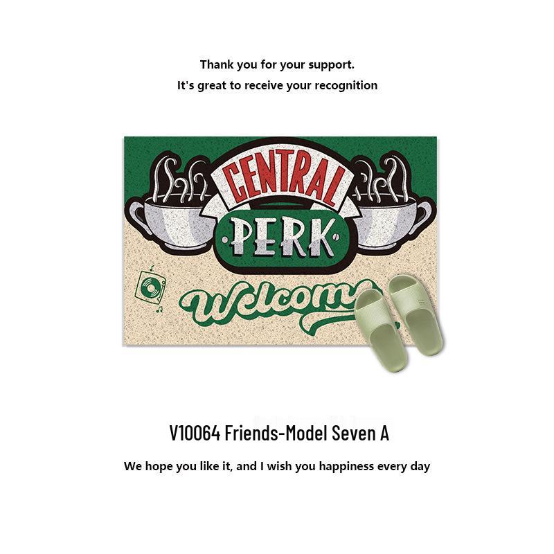 American Fun Scrape Entrance Mat: Wear-Resistant, Non-Slip Mud & Dirt Wiping Silk Ring Foot Pad