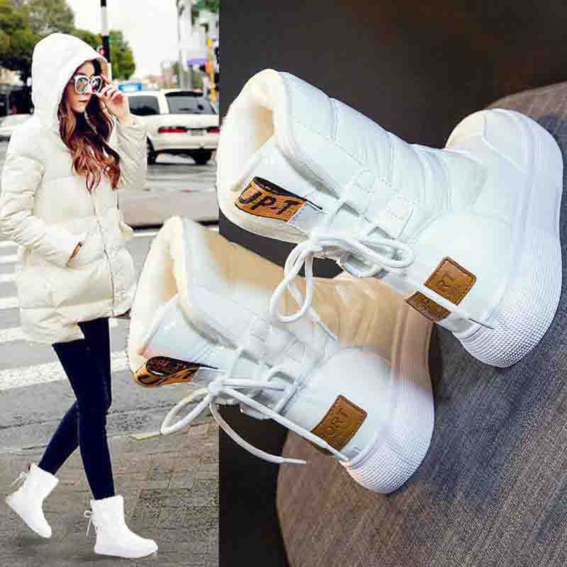 Botas de nieve Moda estudiantil para mujeres Invierno más engrosamiento de  terciopelo Impermeable para mujeres Botas de algodón Wild Martin comprar a  buen precio — entrega gratuita, reseñas reales con fotos — Joom