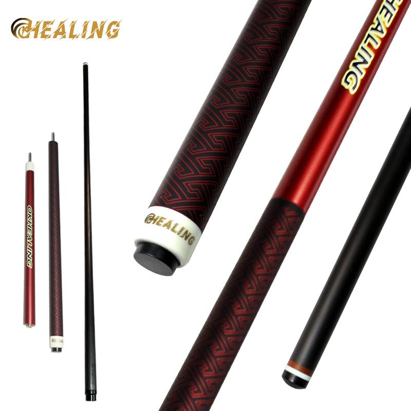 

OKHEALING 3 Pieces 12.9mm Tip Break-Jump Cue Carbon Fiber Shaft Butt 147cm/58inch Weight 19Oz Billiard Sticks Pool Game