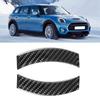 2pcs Carbon Fiber Car Console Navigation Frame Trim Stickers Fit for Mini Cooper Countryman F60