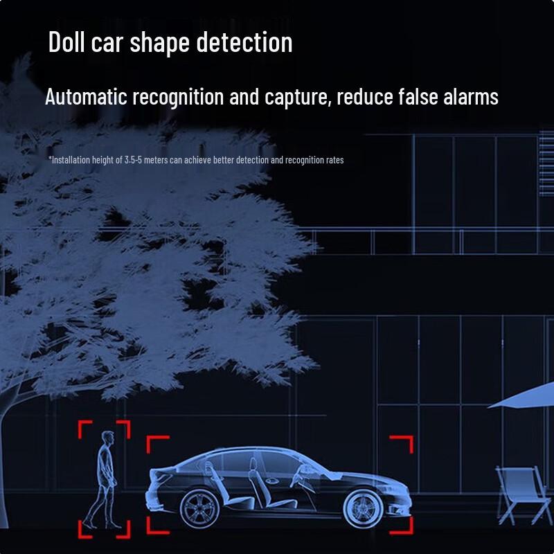 Kamera Bezpieczeństwa EZVIZ H80F 4MP Zewnętrzna Pełnokolorowa z Potrójnym Obiektywem (Wersja CN)