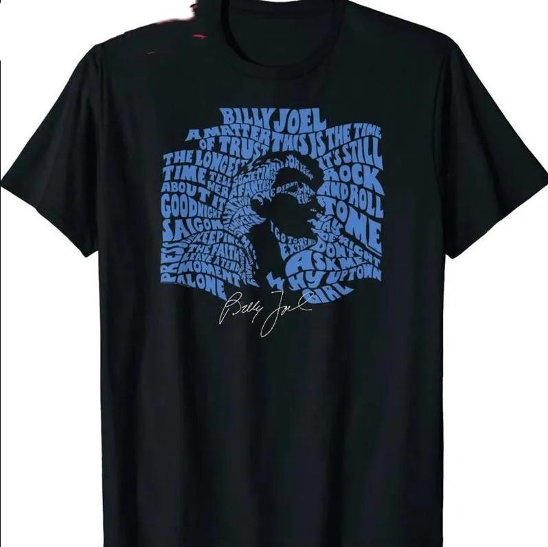 Billy Joel All The Songs Graphic T-shirt, S-4XL