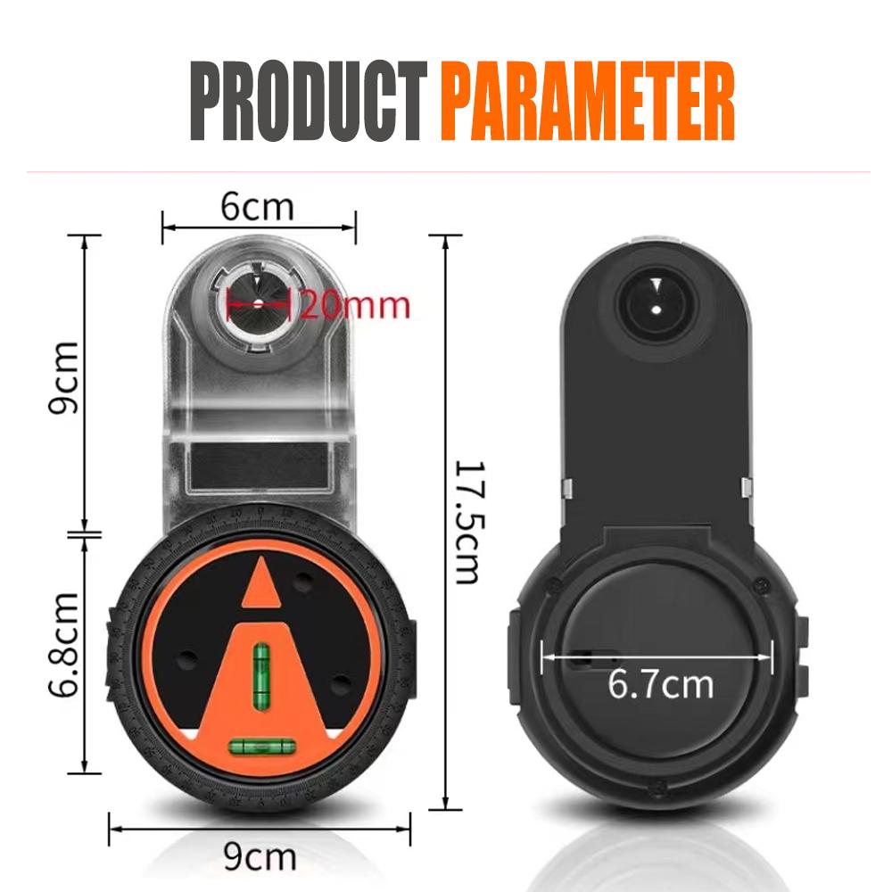 Electric Drilling Dust Collector 360° Laser Level Vacuum Sucker Wall Dust Collector Small Cleaning Tools
