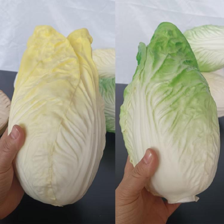 Artificial Chinese Cabbage Realistic Chinese Cabbage Vegetable Kitchen Decoration for Home Party Decoration