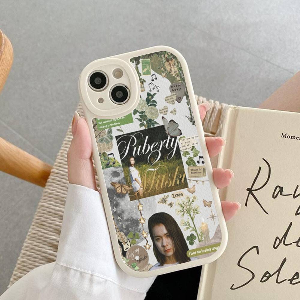 Popular Singer M-Mitski For iPhone 16 15 14 16E 13 12 11 Pro Max Plus Phone Leather Case