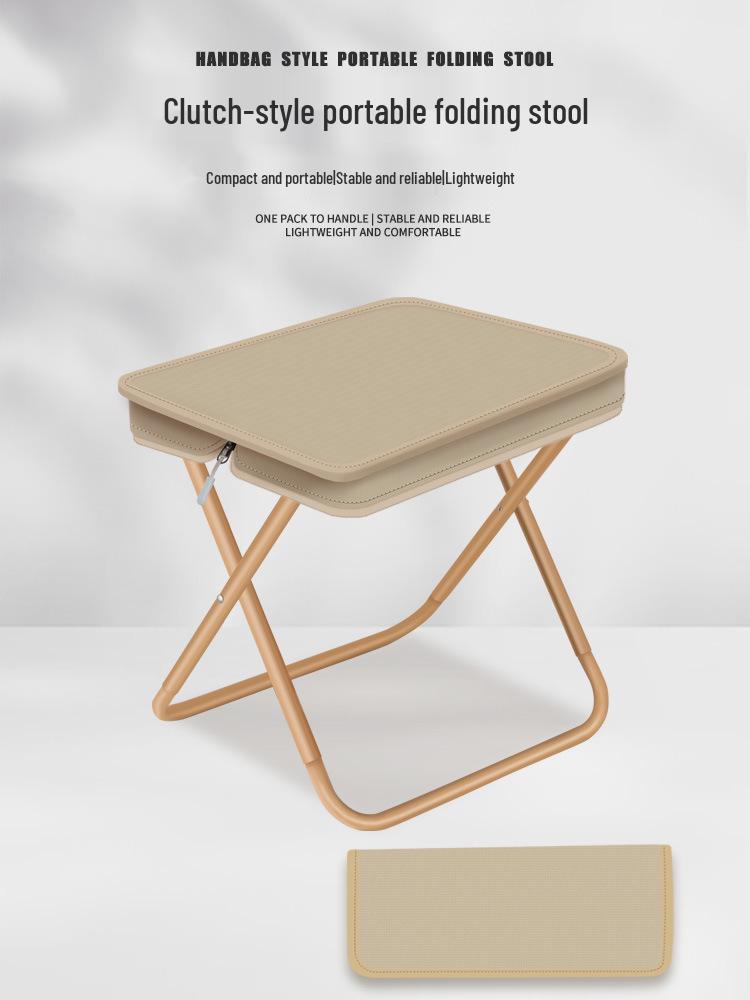 Portable Folding Stool and Pencil Case for Camping and Students