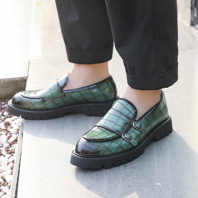 Fashion PARZIVAL Men Leather Shoes Loafers Business Shoes Work Male Casual Moccasins Driving Footwear Zapatos De Vestir Hombre