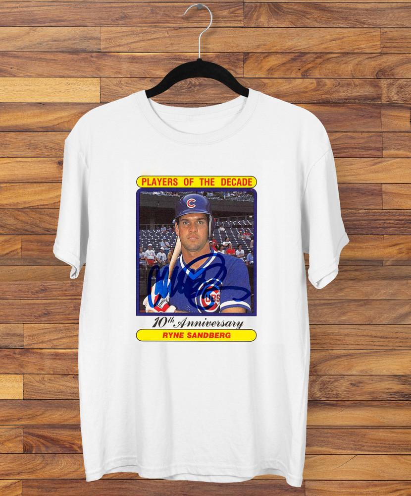 Ryne Sandberg Signature Men T-shirt White Tee All Size S-5XL Unisex T-Shirt XL