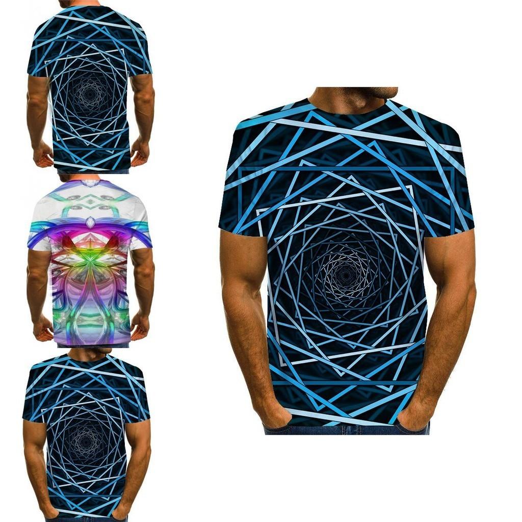Vibrant Funny Hypnosis 3d T-shirt For Men And Women With Soft Casual Short Sleeves