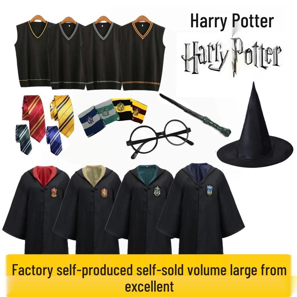 Harry Potter Zauberschule Kinder Zaubererumhang