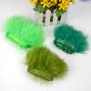 1/2Meters Natural Ostrich Feathers Trim Ribbon 10-15CM Colorful Plumes Fringes for Carnival Clothing Decoration Crafts Wholesale