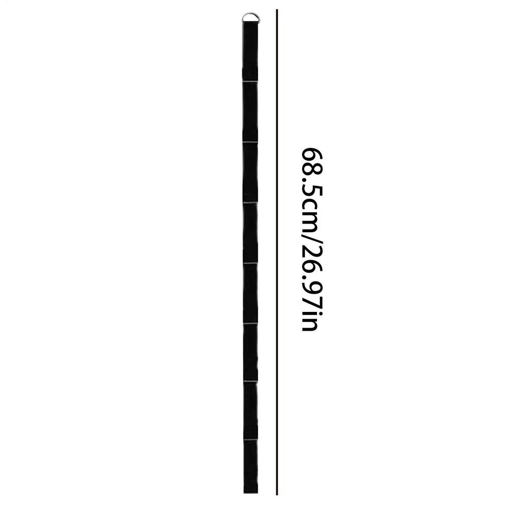 Органайзер для хранения повязок на голову 2 штуки Экономия места 8 слотов Настенный держатель для хранения повязок на голову Для шкафа Спальни Ванной комнаты Общежития чёрный 1280₽