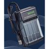 Alkaline Battery Charger 1.5V 4 Slots Digital Charging Circuit for Multiple Reusability and Friendly Electronics Power