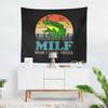Aertemisi MILF Man I Love Frogs Tapestry Wall Hanging Art for Bedroom Living Room Decor College Dorm Party Backdrop Home