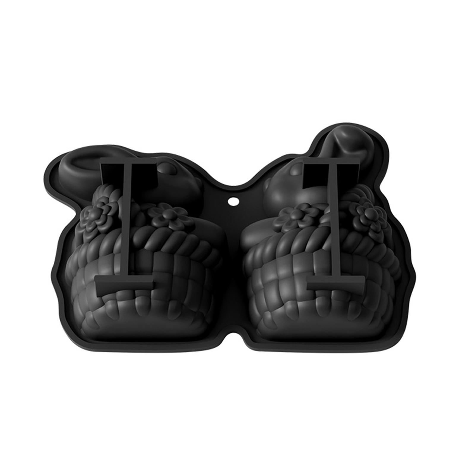 

Силиконовые формы для Пасхи | 3D Кролики Многоразовые Арт-поделки, Форма для Маффинов Пасхальный Кролик | Для Поделок из Кексов, Помадки, Конфет, Сахара, Маффинов, Дня Рождения