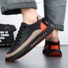 Men's Shoes Winter Soft-soled Running Casual Shoes Leather Surface Non-slip Waterproof Sports Shoes Forrest Gump Labor Insurance Shoes