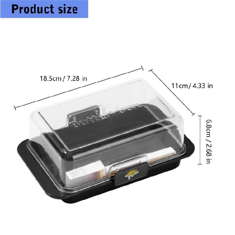 Stylish Japanese Inspired Butter Cheese Storage Case Cutting Tray With Lid For Daily Use Kitchen Accessories