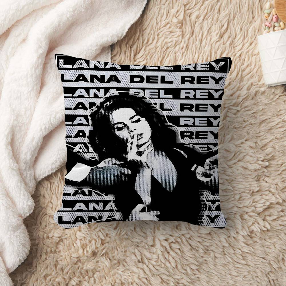 Singer LLana DDel RRey Pillow Gifts Home Office Furnishings Bedroom Sofa Car Cushion Cover case xcm