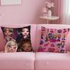 B-BratzZ Fashion m-Mask g-Girl Pillow Case Pattern Printing Pillowcase Living Room Sofa Cushion Cover Bedroom Room Decor